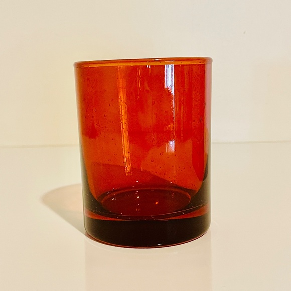 Bastide Aix en Provence Amber Soir Empty Bubble Glass Candle Holder Vessel 6.7oz - Picture 6 of 7